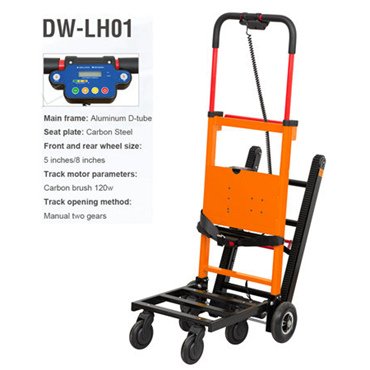 Large-load heavy-duty electric stair climbing cart