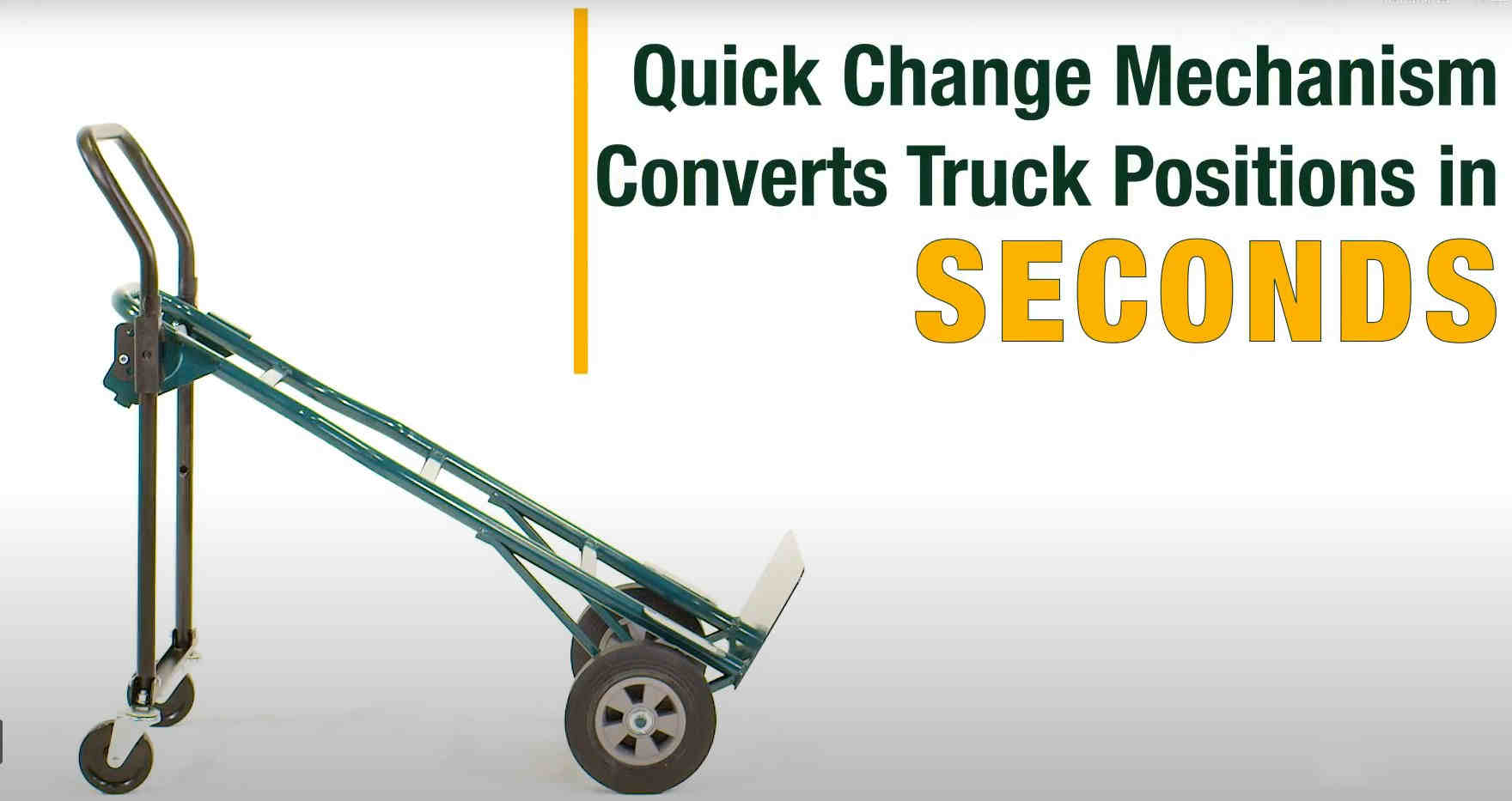 Harper Trucks 700 lb Capacity Super-Steel Convertible Hand Truck