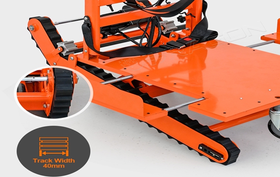 Anti-slip tank track