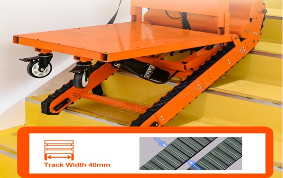 Anti-slip tank track