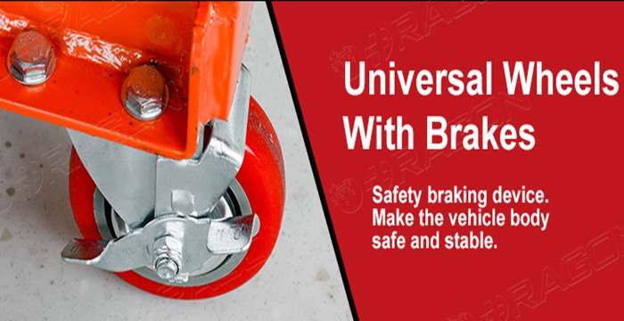 Univerasl Wheels With Brakes